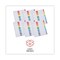 Universal 11 in. x 8.5 in. 10-Tab Deluxe Table of Contents Dividers for Printers - White (6/Pack)